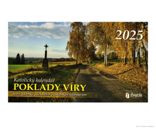 Stolní kalendář - Poklady víry 2025